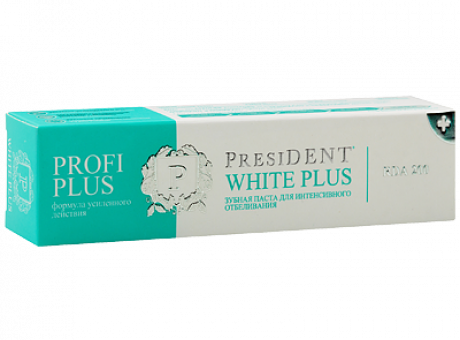 зубная паста PRESIDENT PROFI PLUS White Plus (200 RDA) 30 мл
